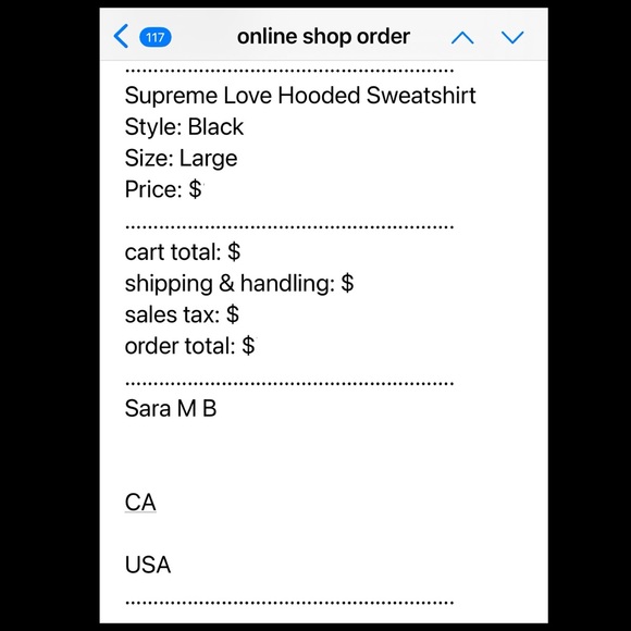 Supreme “Laser Cut S” Logo Hoodie, Black - XL, 100% AUTHENTIC, RETIRED, NEW NIP - Picture 15 of 16